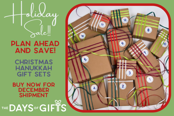 What is The Days of Gifts? A multi-day gifting experience for every holiday and occasion, featuring Christmas and Hanukkah gifts.