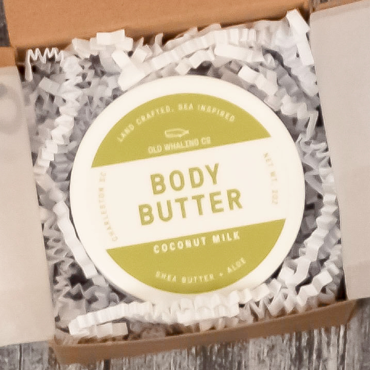 Coconut Milk Body Butter, Packaged