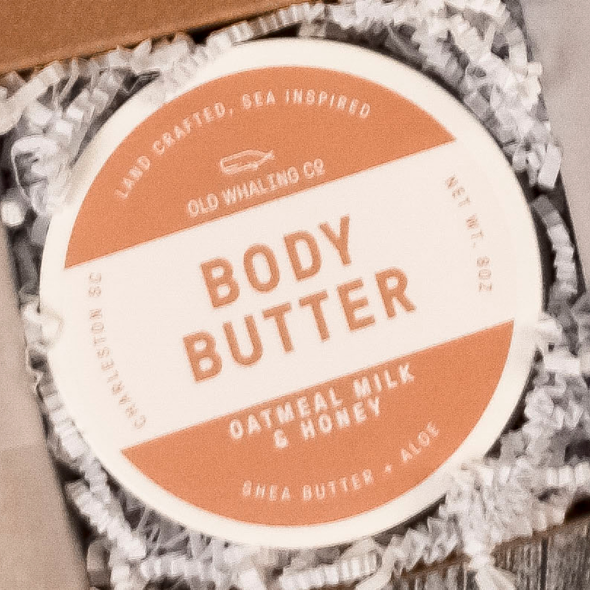 Oatmeal Milk and Honey Body Butter, Packaged